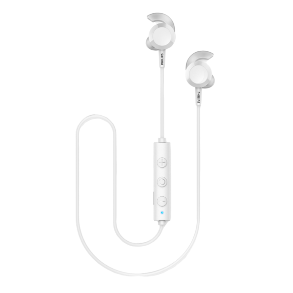 אוזניות כפתור אלחוטיות PHILIPS In-ear wireless headphones  בצבע לבן