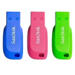 התקן זיכרון SANDISK CRUZER BLAD Z50 16GB - שלוש יחידות