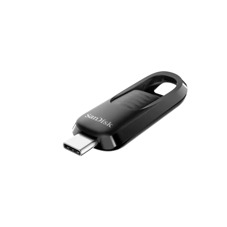 התקן זיכרון דגם Z480 Ultra Slider USB Type-C 512GB בצבע שחור מבית SanDisk