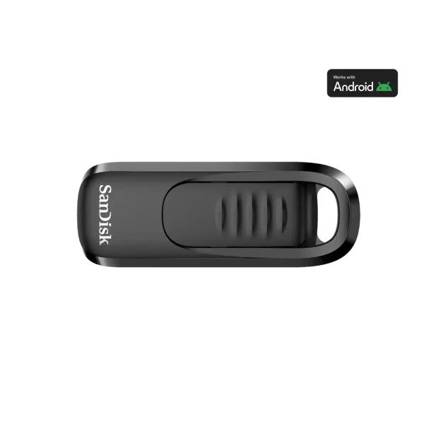 התקן זיכרון דגם Z480 Ultra Slider USB Type-C 512GB בצבע שחור מבית SanDisk