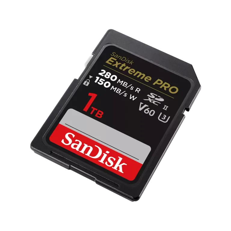 כרטיס זיכרון SanDisk Extreme PRO SDXC™ UHS-II V60 280MB/s בנפח 1TB