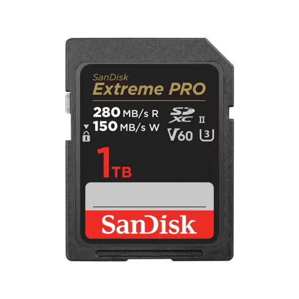 כרטיס זיכרון SanDisk Extreme PRO SDXC™ UHS-II V60 280MB/s בנפח 1TB