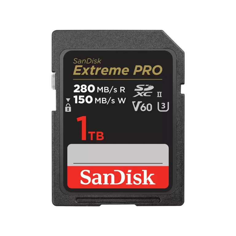 כרטיס זיכרון SanDisk Extreme PRO SDXC™ UHS-II V60 280MB/s בנפח 1TB