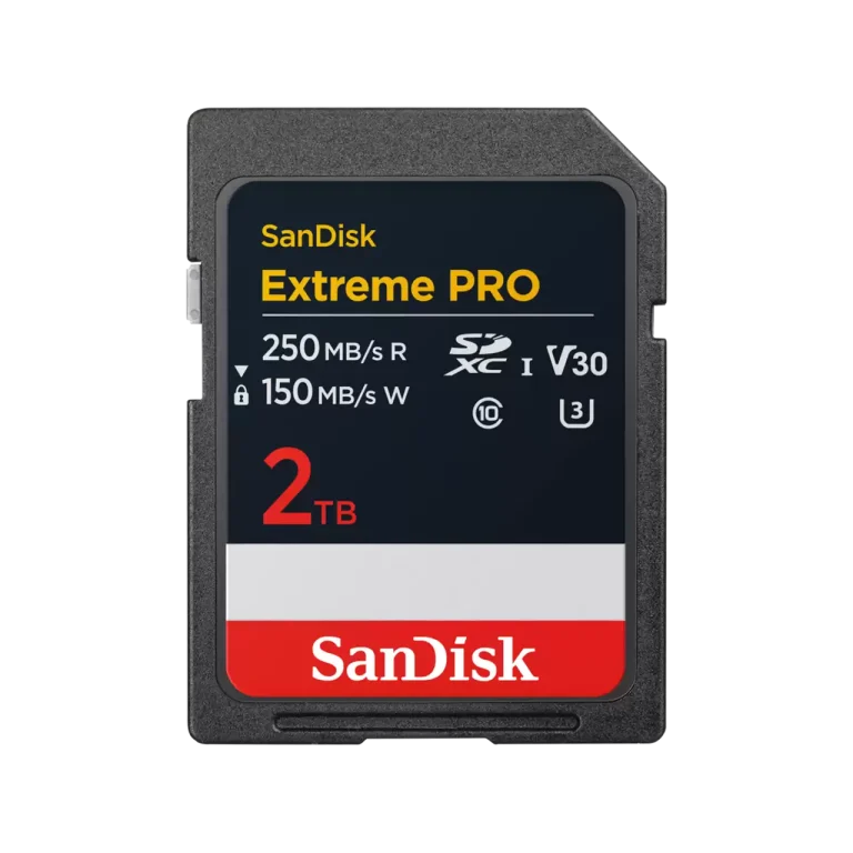 כרטיס זיכרון SanDisk Extreme PRO SDXC™ UHS-I V30 200MB/s בנפח 2TB