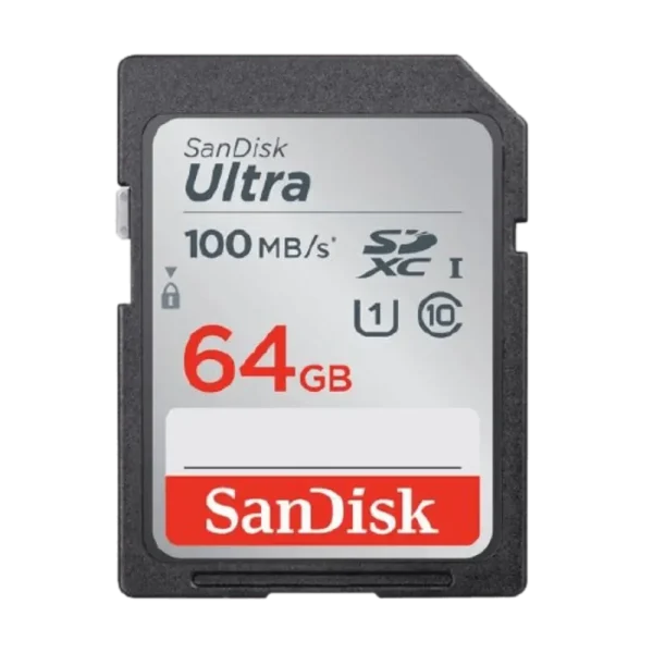 כרטיס זיכרון SANDISK ULTRA® SDHC™/SDXC™ UHS-I MEMORY CARD בנפח  64GB