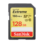 כרטיס זיכרון S.D EX 4K 180S V30 מבית SANDISK בנפח GB 128