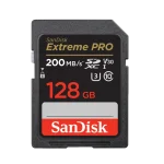כרטיס זיכרון S.D EX PRO 4K 200S V30 מבית SANDISK בנפח GB128