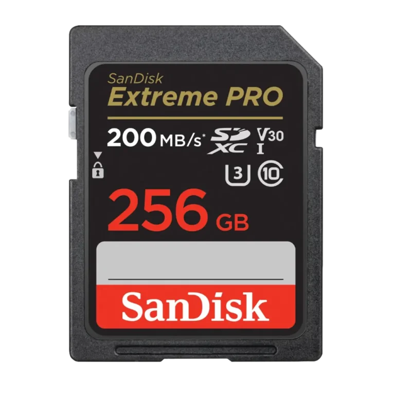 כרטיס זיכרון S.D EX PRO 4K 200S מבית SANDISK בנפח GB256