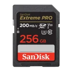 כרטיס זיכרון S.D EX PRO 4K 200S מבית SANDISK בנפח GB256