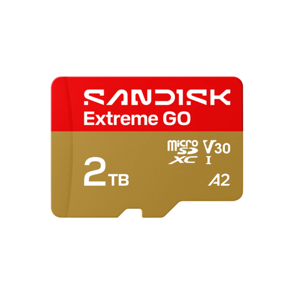 כרטיס זיכרון Extreme GO microSDXC UHS-I 2TB מבית SanDisk