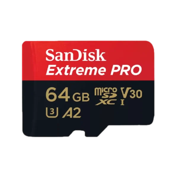 כרטיס זיכרון MICRO S.D EX 4K 200S מבית SANDISK בנפח 64GB