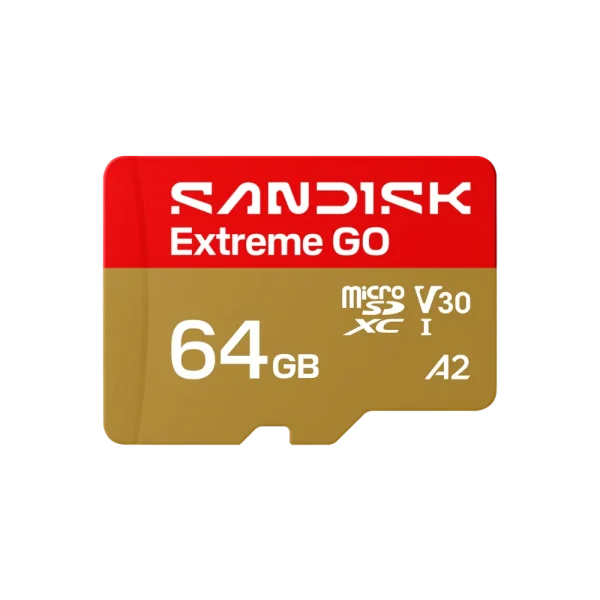 כרטיס זיכרון Extreme GO microSDXC UHS-I 64GB מבית SanDisk