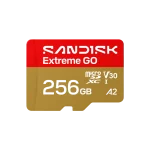 כרטיס זיכרון  Extreme GO microSDXC UHS-I 256GB מבית SanDisk