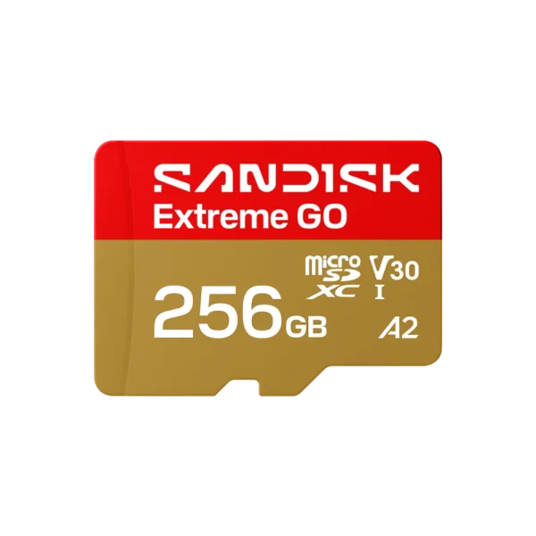 כרטיס זיכרון  Extreme GO microSDXC UHS-I 256GB מבית SanDisk