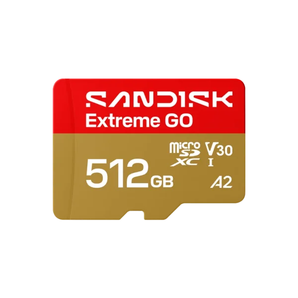 כרטיס זיכרון Extreme GO microSDXC UHS-I 512GB מבית SanDisk