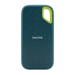 כונן חיצוני דגם Extreme Portable SSD בנפח 1TB בצבע טורקיז מבית SanDisk