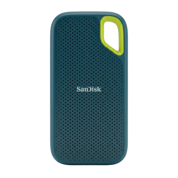 כונן חיצוני דגם Extreme Portable SSD בנפח 1TB בצבע טורקיז מבית SanDisk