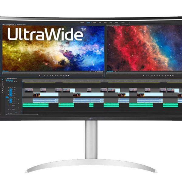 מסך מחשב "38 קעור UltraWide QHD IPS עם USB Type C תומך FreeSync תוצרת LG דגם: 38WP85CP-W