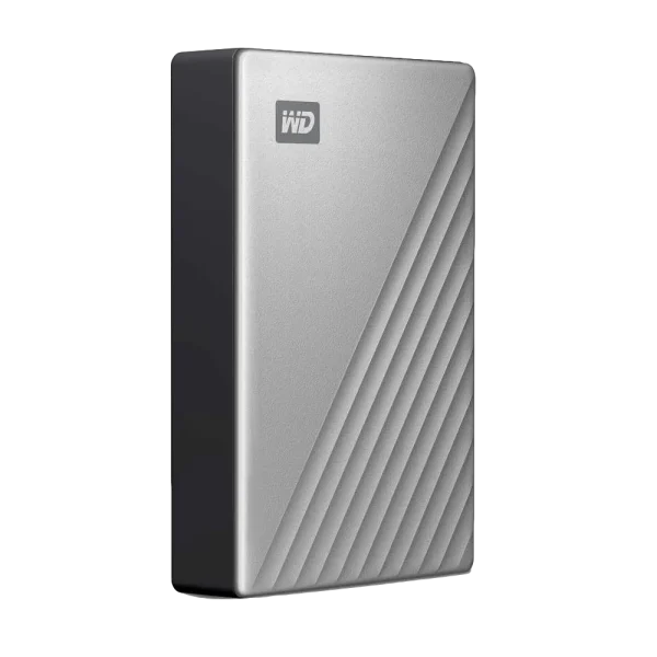 כונן חיצוני 3.0 PAS ULTRA CTC 2TB מבית WD בצבע כסף