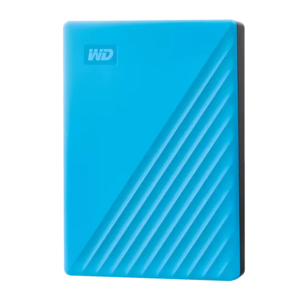 כונן My Passport 6TB מבית WD בצבע כחול