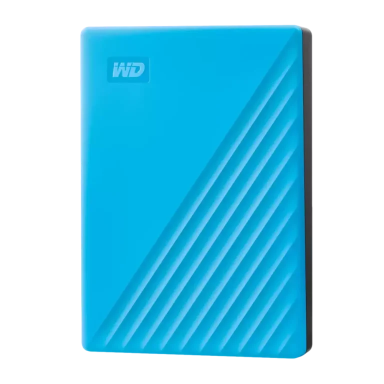 כונן My Passport 6TB מבית WD בצבע כחול