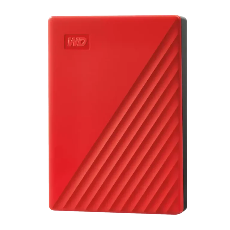 כונן My Passport 6TB מבית WD בצבע אדום