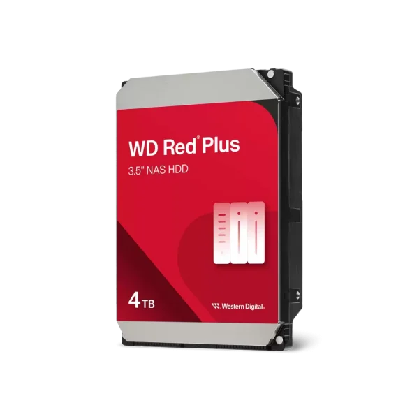 כונן קשיח פנימי NAS WD Red Plus 4TB מבית Western Digital
