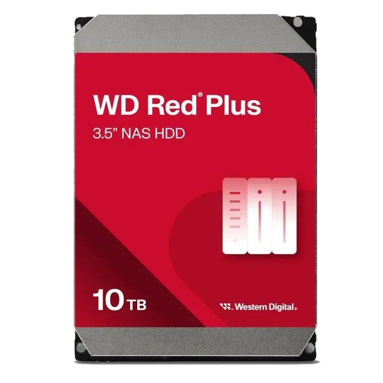 WD Red Plus WD100EFGX – כונן קשיח 10TB NAS