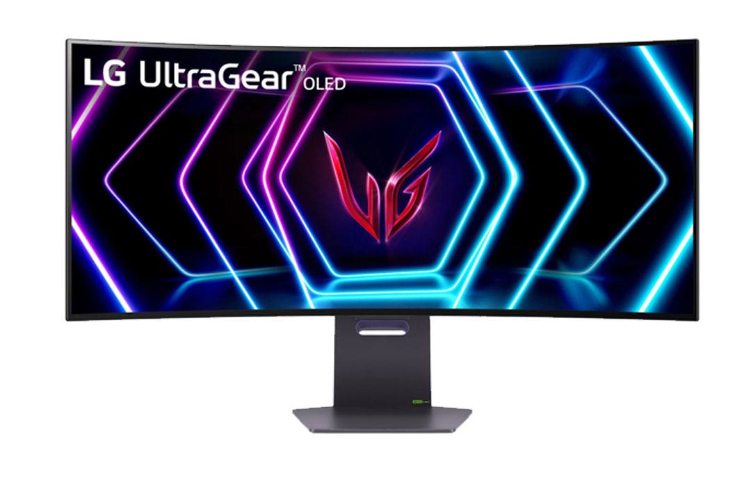 מסך "39 גיימינג קעור OLED 240Hz UltraGear™ WQHD תוצרת LG דגם: 39GS95QE-B