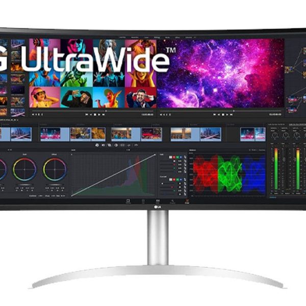 מסך מחשב "40 קעור UltraWide 5K2K Nano IPS עם Thunderbolt 4, USB-C תומך ב- HDR10 / FreeSync תוצרת LG דגם: 40WP95CP-W