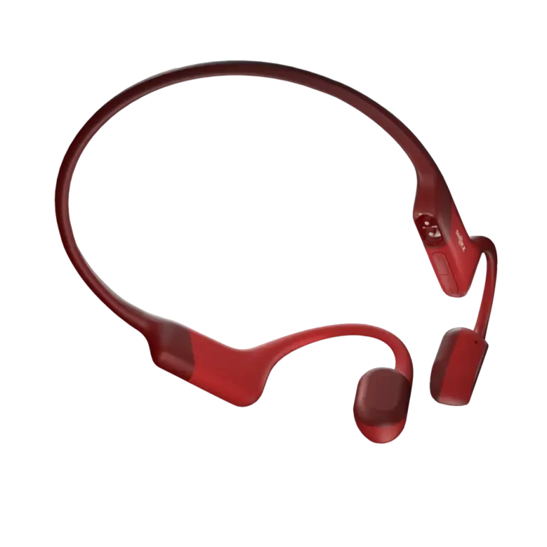 אוזניות ספורט אלחוטיות OPENRUN SHOKZ בצבע אדום