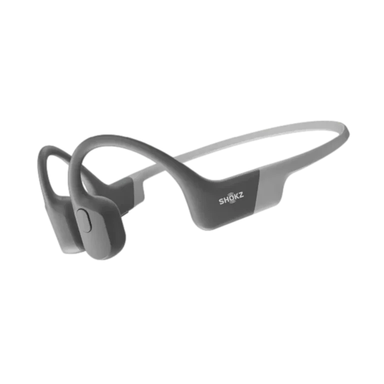 אוזניות ספורט אלחוטיות OPENRUN SHOKZ בצבע אפור