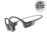 אוזניות ספורט אלחוטיות OPENRUN SHOKZ בצבע אפור