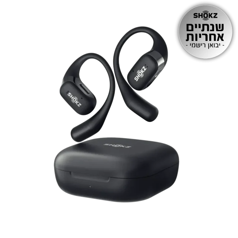 אוזניות  SHOKZ OPENFIT OPEN-EAR שחור