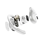 אוזניות OPENFIT AIR בצבע לבן מבית SHOKZ