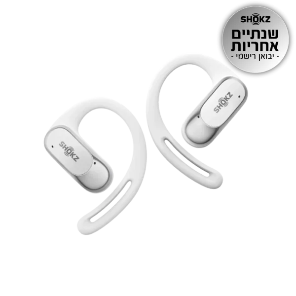 אוזניות OPENFIT AIR בצבע לבן מבית SHOKZ