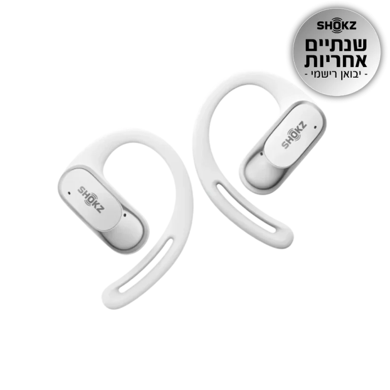 אוזניות OPENFIT AIR בצבע לבן מבית SHOKZ