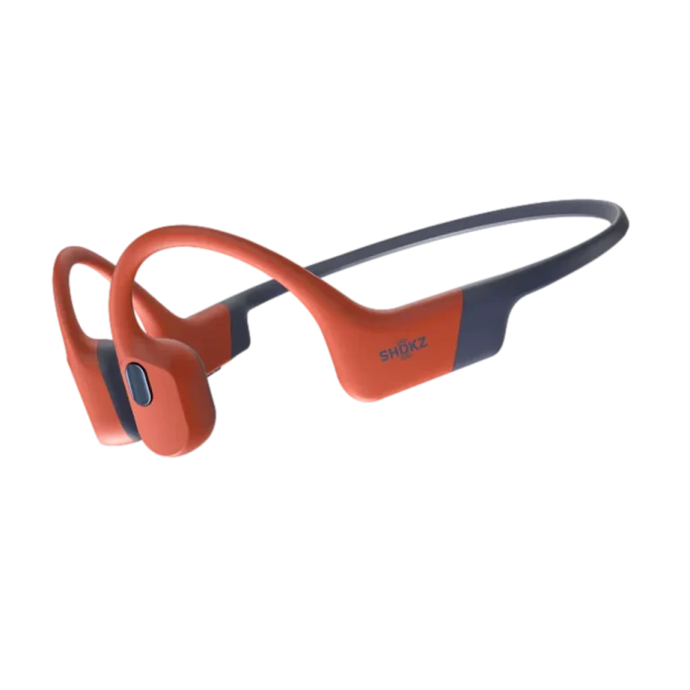 אוזניות OPENSWIM PRO בצבע אדום מבית SHOKZ