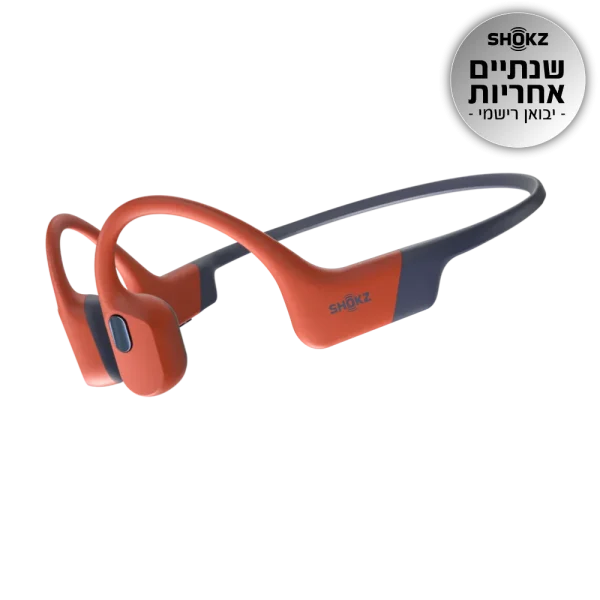 אוזניות OPENSWIM PRO בצבע אדום מבית SHOKZ