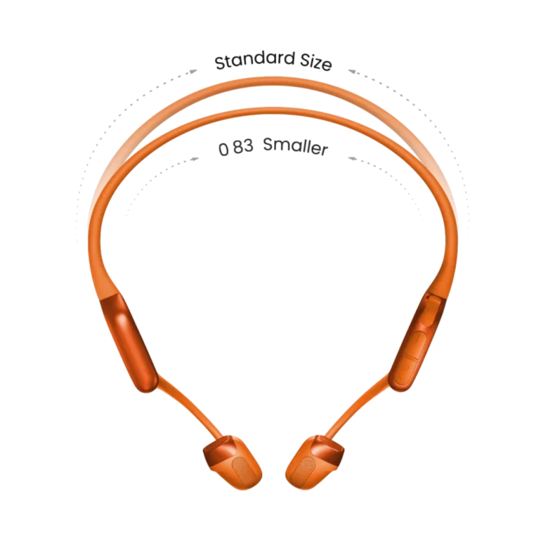 אוזניות OPENRUN PRO 2 mini בצבע כתום מבית SHOKZ