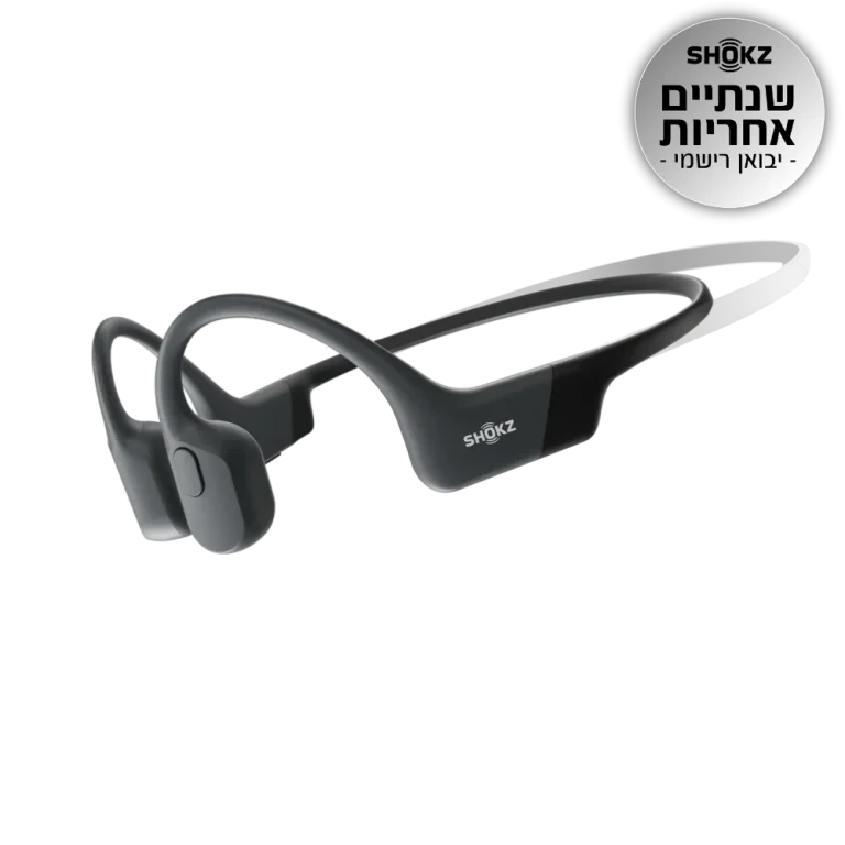 אוזניות הולכת עצם Shokz OpenRun Mini USB-C שחור