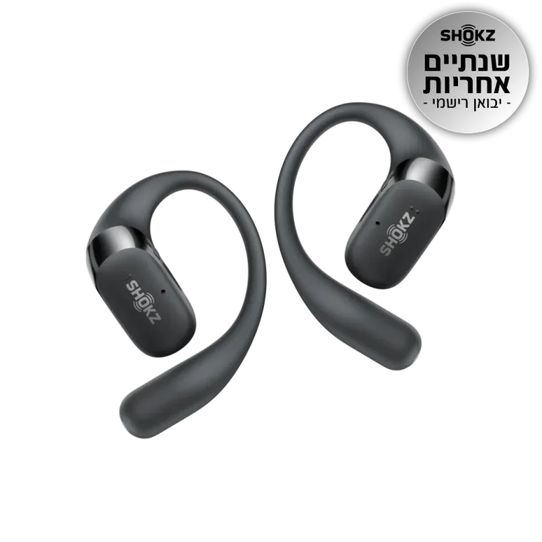 אוזניות אלחוטיות Shokz OPENFIT 2 שחור