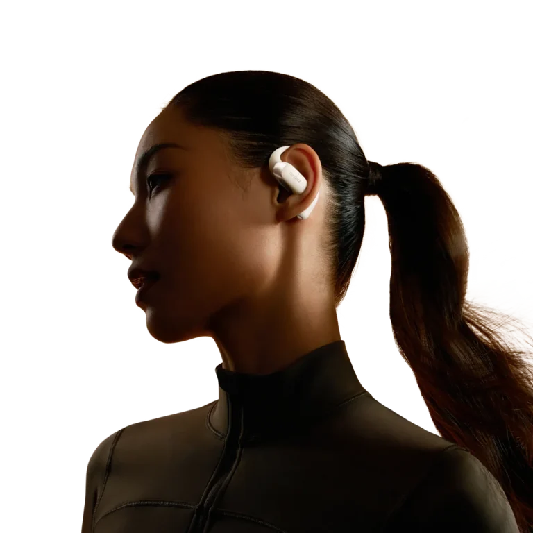 אוזניות אלחוטיות Shokz OPENFIT 2 בז'