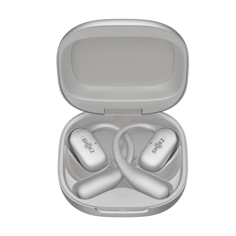 אוזניות אלחוטיות +Shokz OPENFIT 2 אפור
