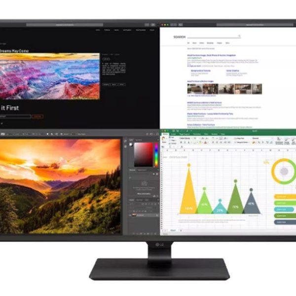 מסך מחשב "43 IPS ברזולוציית 4K UHD עם USB Type C ותמיכה בתקן HDR 10 דגם: 43UN700-B
