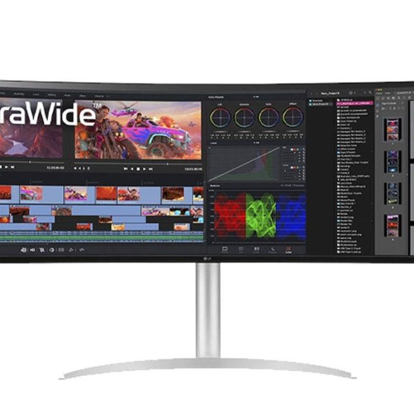 מסך מחשב מקצועי קעור "49 UltraWide Dual QHD Nano IPS תוצרת LG דגם: 49WQ95C-W