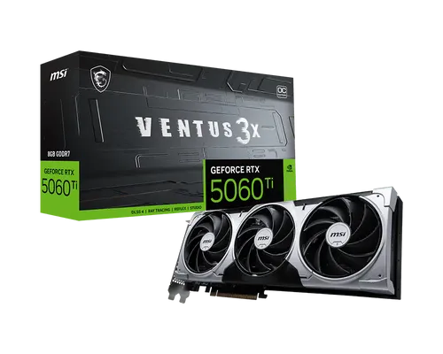 כרטיס מסך RTX 5060 Ti 8G VENTUS 3X OC 4711377337649 MSI