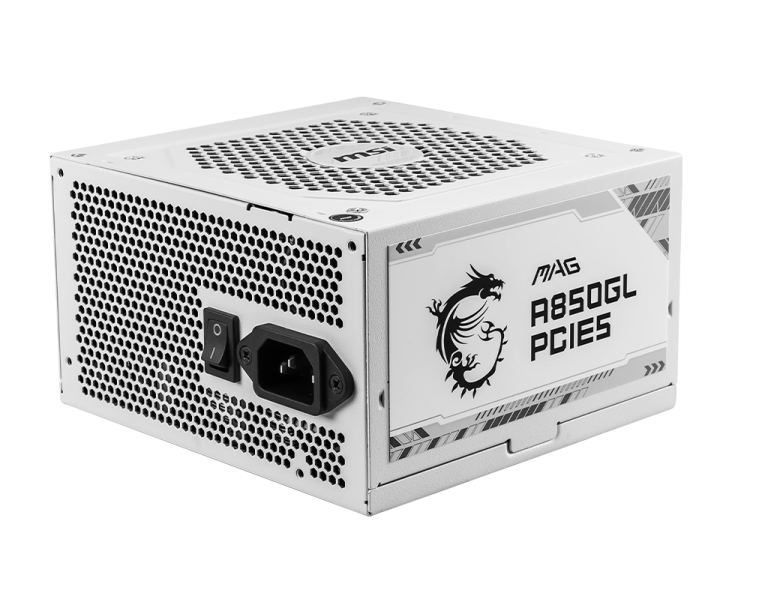 MSI MAG A850GL PCIE5 WHITE 80 GOLD - תמונה נוספת
