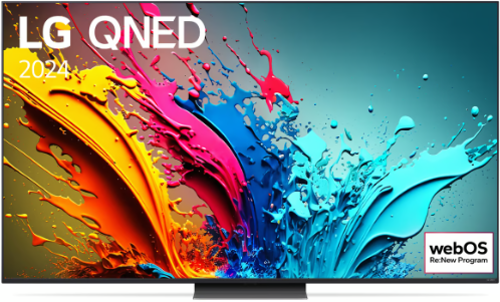 טלוויזיה "75 חכמה LG QNED ברזולוציית 4K דגם: 75QNED86T6A