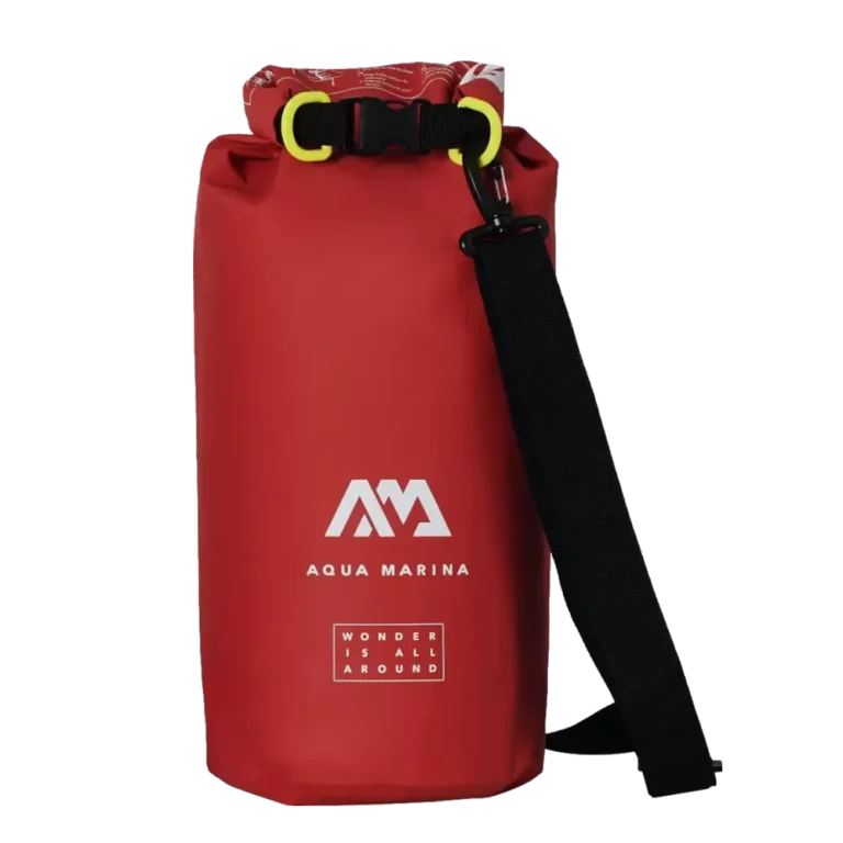 תיק נשיאה נגד מים 10 ליטר בצבע אדום מבית AQUA MARINA